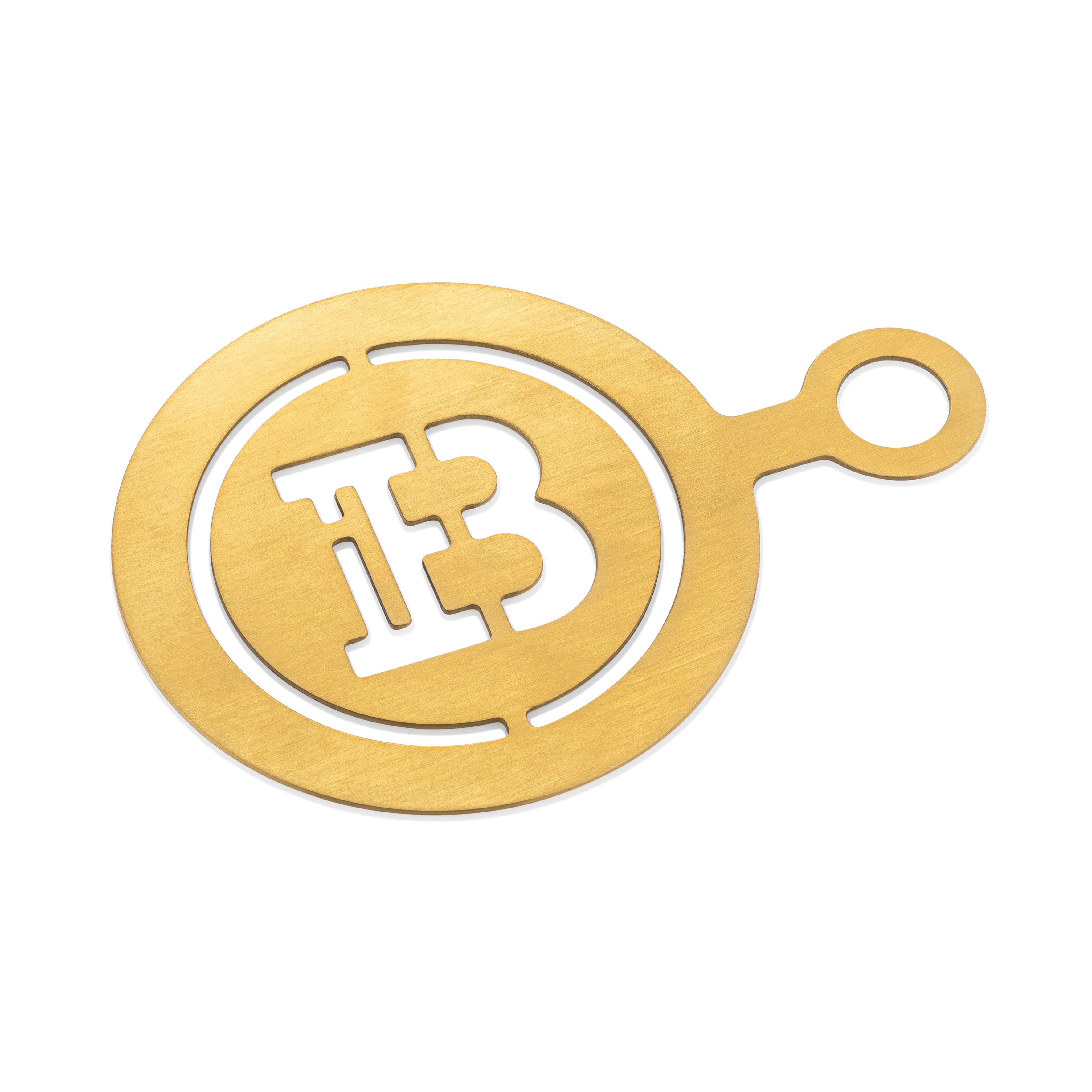 Balmain Coffee Stencil with Signature 2 Logo International Beauty