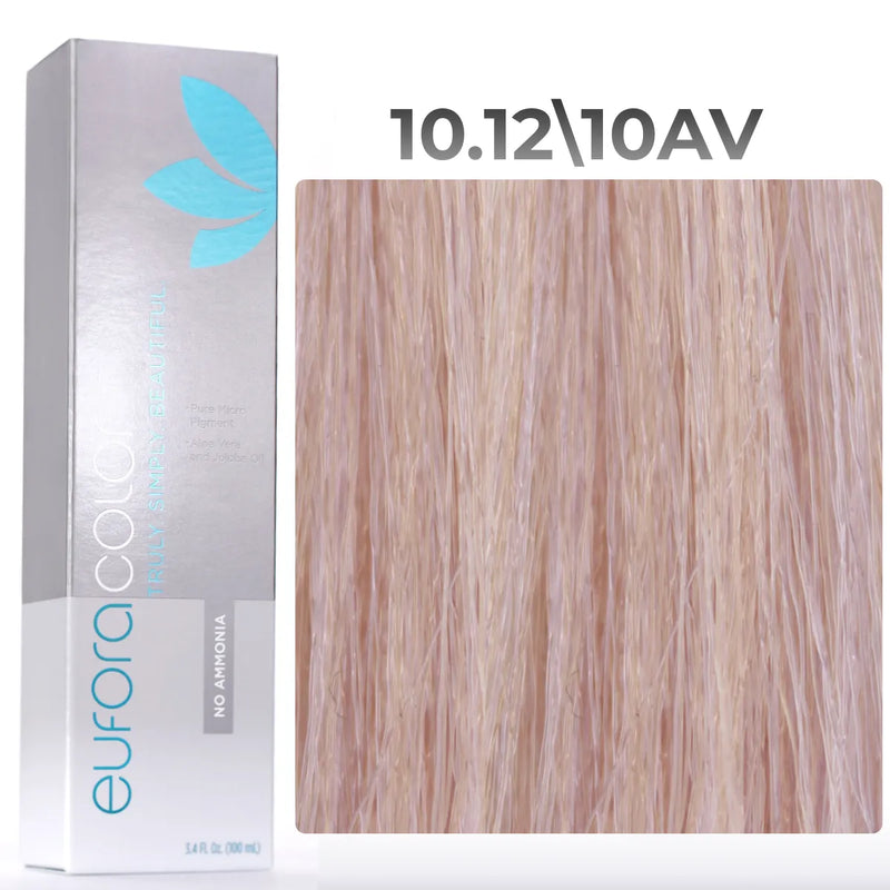 10.12\10AV - Lightest Ash Violet Blonde - No Ammonia - 100ml