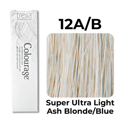 12A/B - Super Ultra Light Ash Blonde/Blue - Colourage