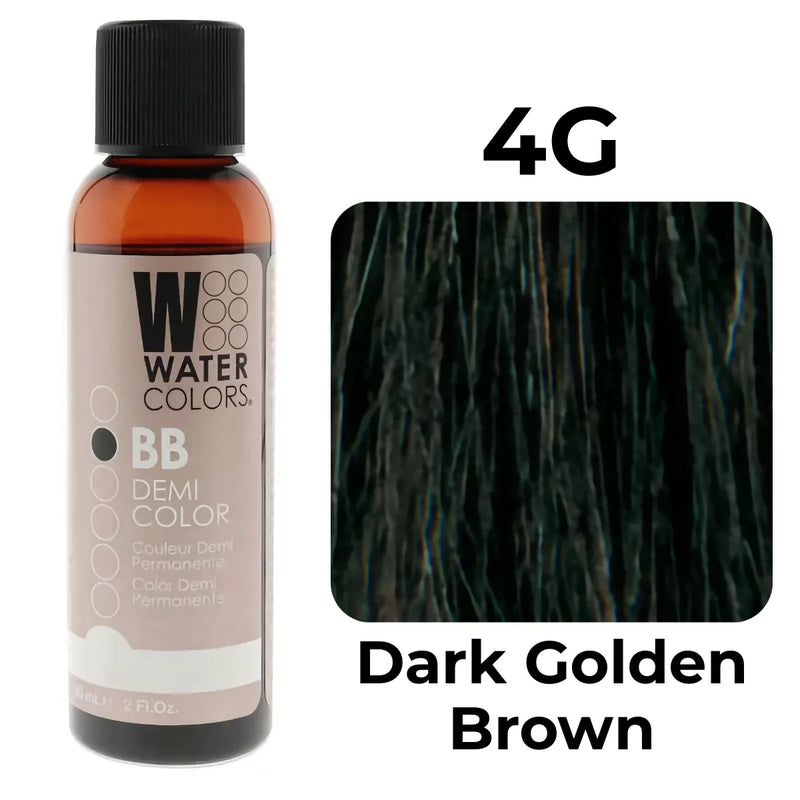 4G - Dark Golden Brown - Watercolors BB Demi