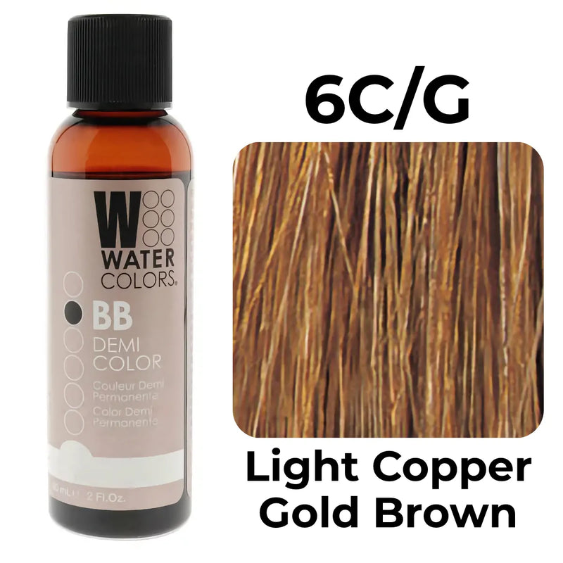 6C/G - Light Copper Gold Brown - Watercolors BB Demi