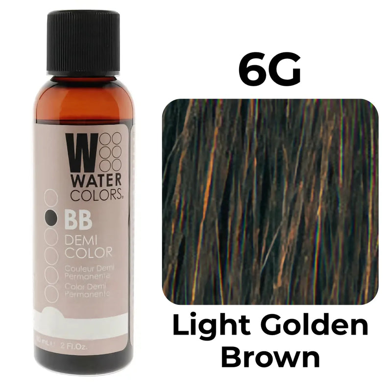 6G - Light Golden Brown - Watercolors BB Demi