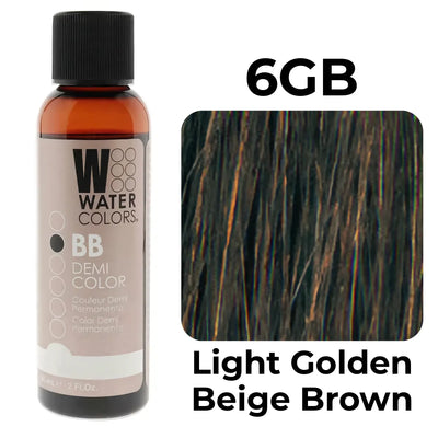 6GB - Light Golden Beige Brown - Watercolors BB Demi