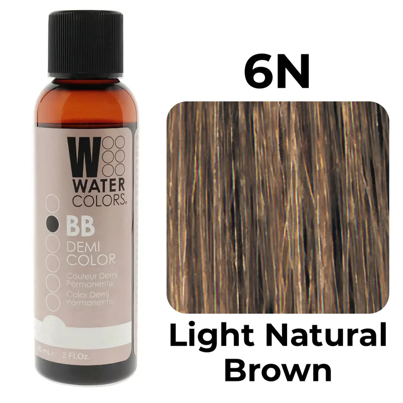 6N - Light Natural Brown - Watercolors BB Demi