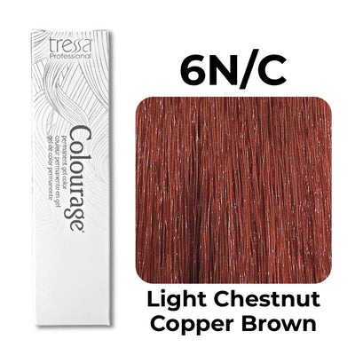 6N/C - Light Chestnut Copper Brown - Colourage