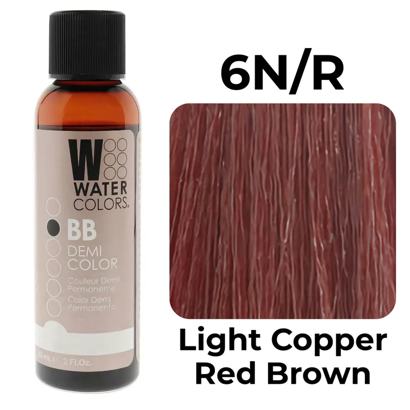 6N/R - Light Copper Red Brown - Watercolors BB Demi