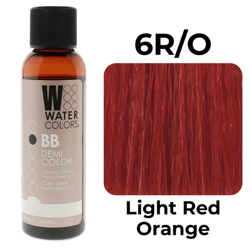 6R/O - Light Red Orange - Watercolors BB Demi