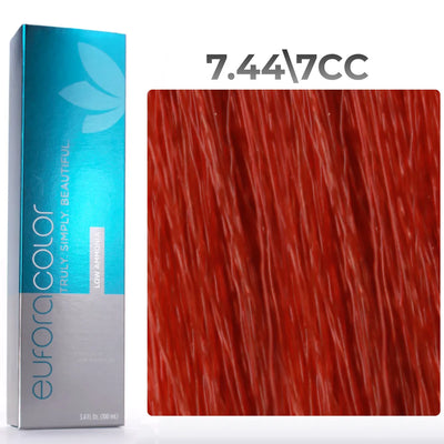 7.44\7CC - Intense Medium Copper Blonde - Low Ammonia - 100ml
