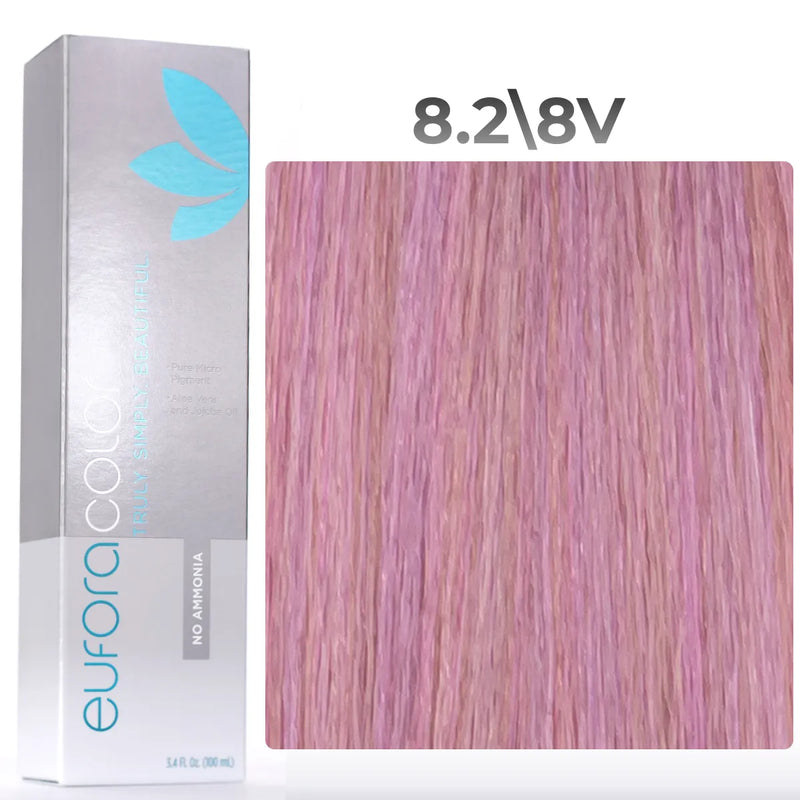 8.2\8V - Light Violet Blonde - No Ammonia - 100ml