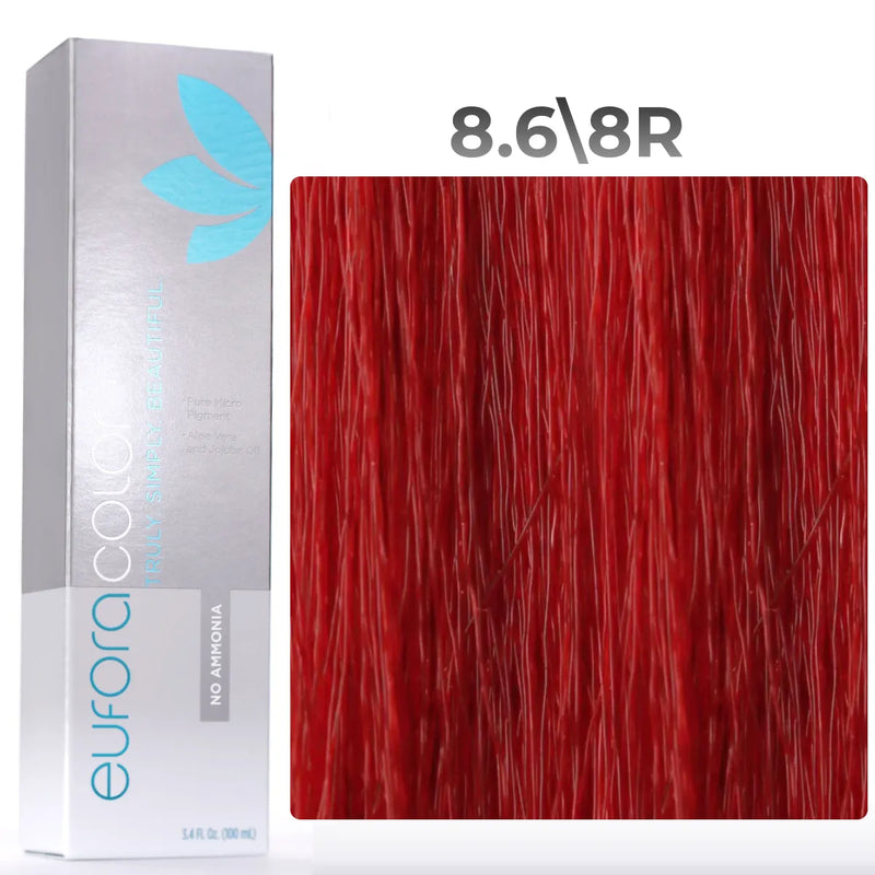 8.6\8R - Light Red Blonde - No Ammonia - 100ml