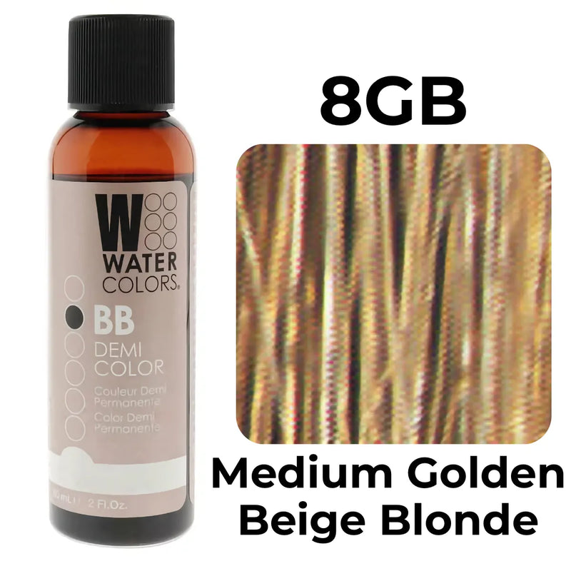 8GB - Medium Golden Beige Blonde - Watercolors BB Demi