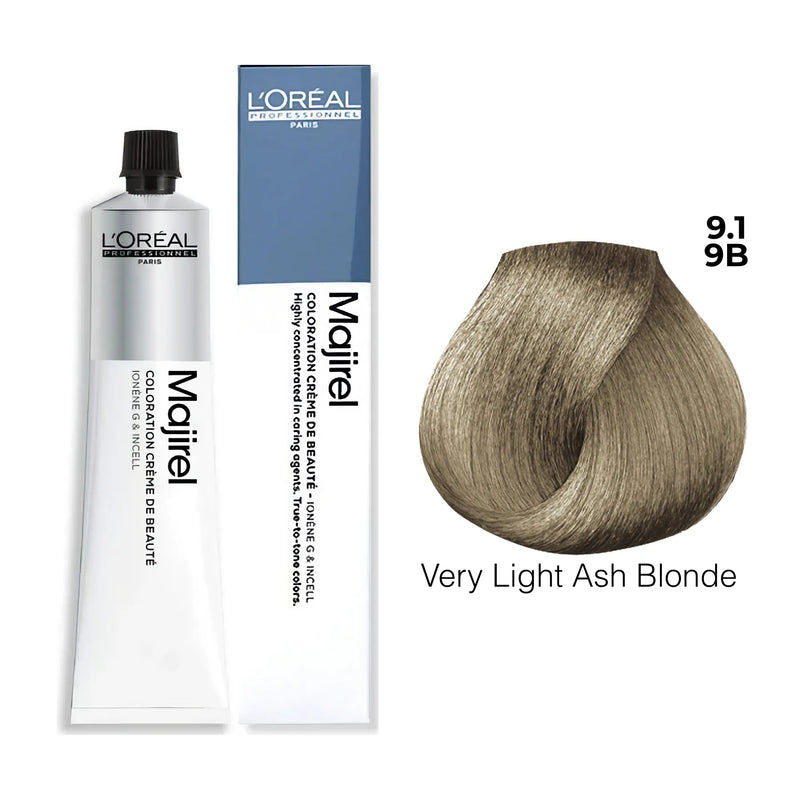 9.1/9B - Very Light Ash Blonde - Majirel Blue