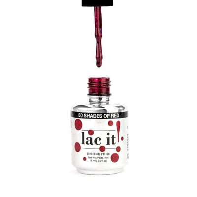 Lac It Gel Polish - Winter Wine Collection - 15ml 80493 - 50 Shades Of Red