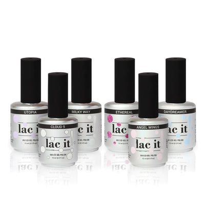Lac It Gel Polish - Head in the Clouds - 6 pack