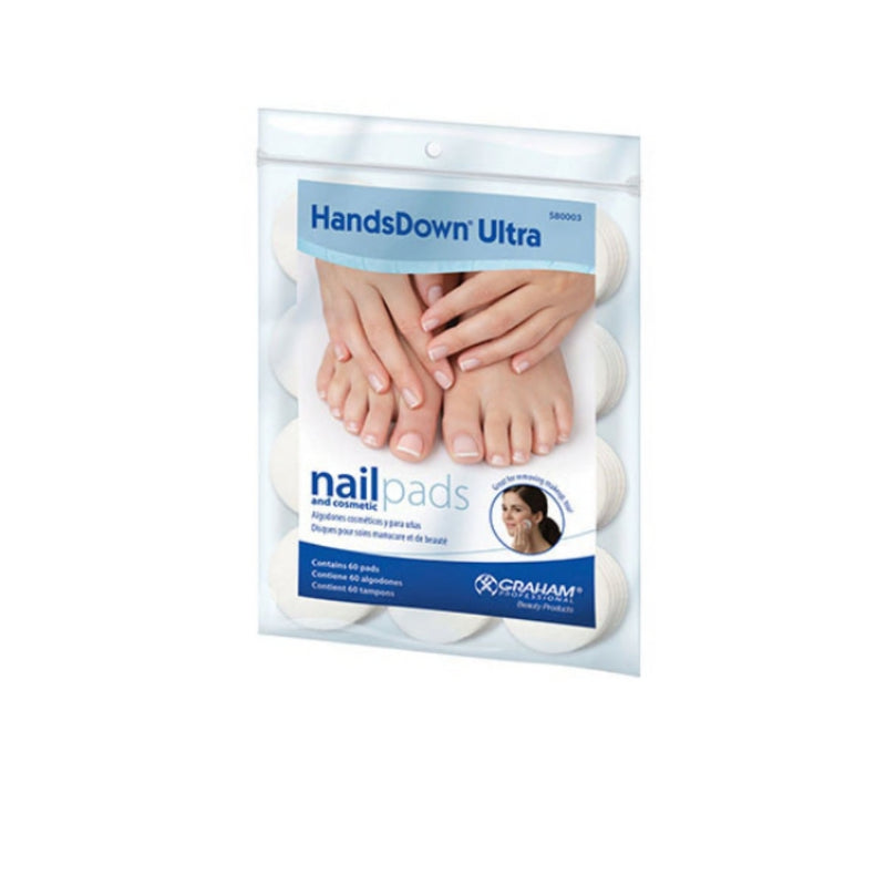 HandsDown Nail & Cosmtic Pads With Tabs 42950C - 240/Pkg