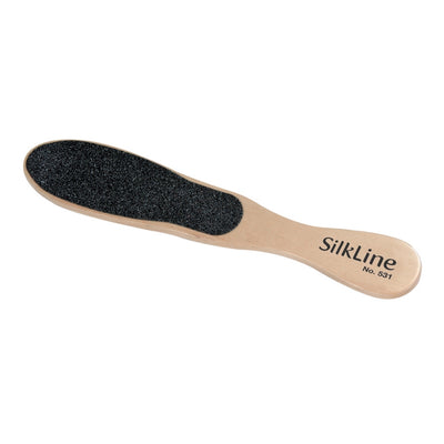 Silkline Foot Files 531NC - Two Sided Oak Handle Medium/Coarse Individual