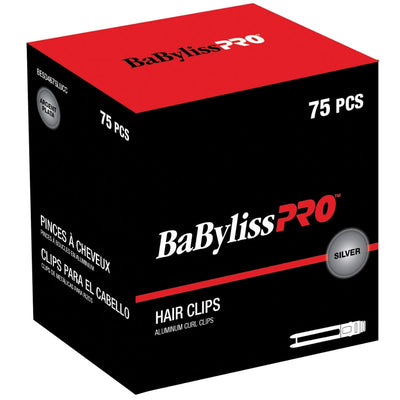 BabylissPro Aluminum Clips BESD467SLUCC - 75/Box