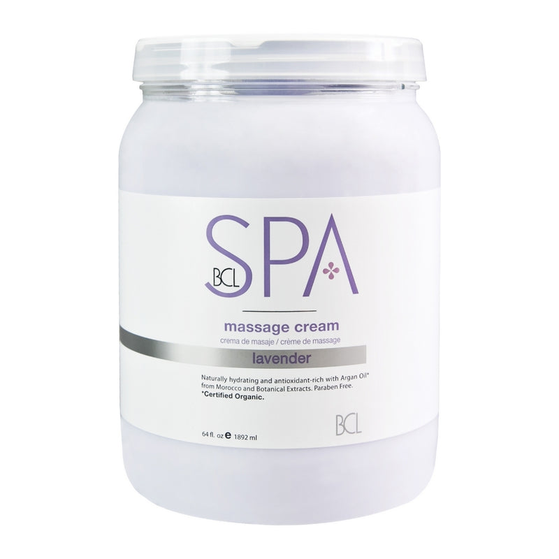 BCL SPA Massage Cream - 1892ml/64oz SPA50018 - Lavender & Mint