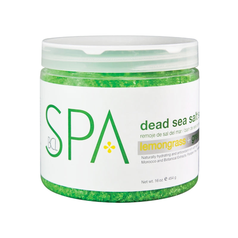 BCL SPA Dead Sea Salt Soak - 454g/16oz SPA51101 - Lemongrass & Green Tea