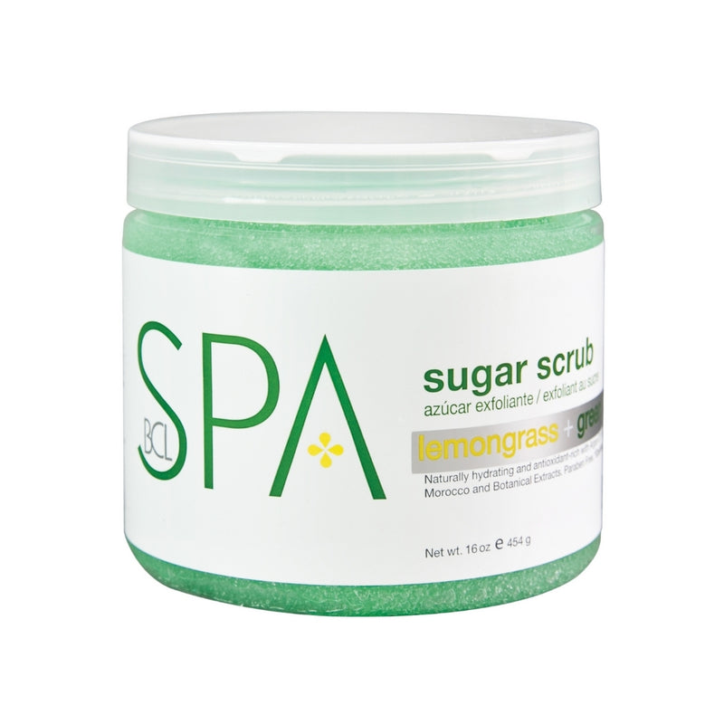 BCL SPA Sugar Scrub - 454g/16oz SPA51102 - Lemongrass & Green Tea