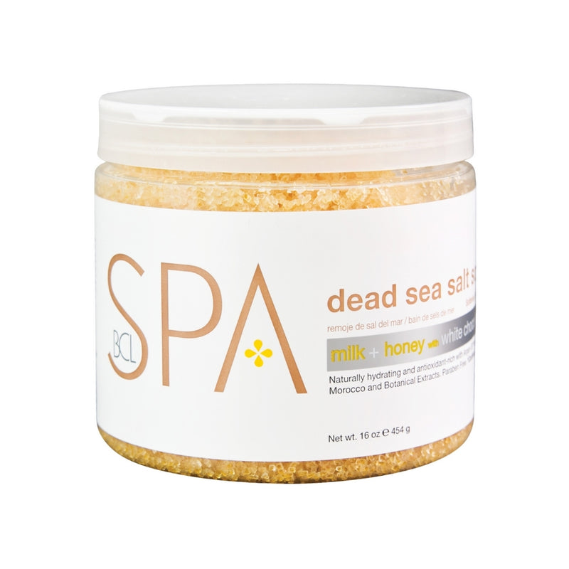 BCL SPA Dead Sea Salt Soak - 454g/16oz SPA54101 - Milk & Honey With White Chocolate