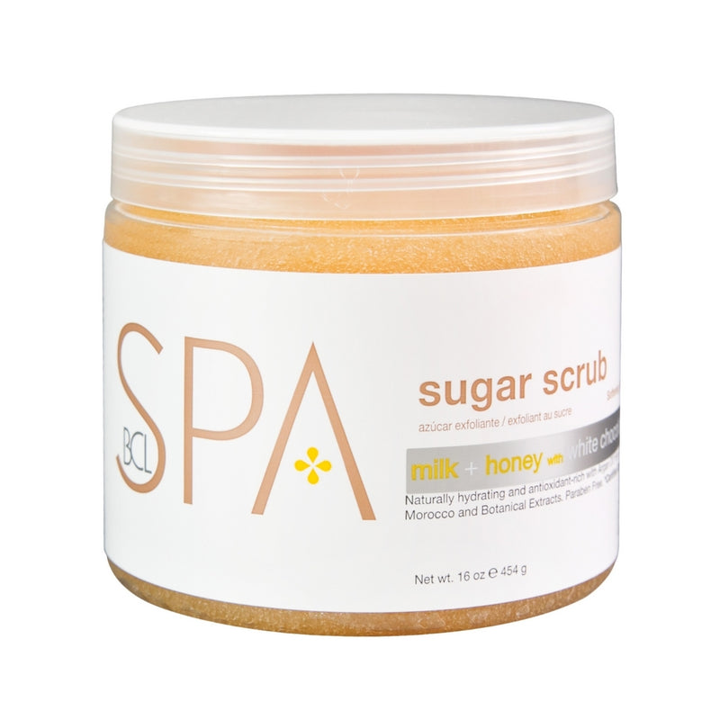 BCL SPA Sugar Scrub - 454g/16oz SPA54102 - Milk & Honey With White Chocolate
