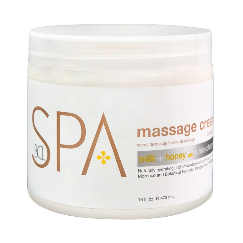 BCL SPA Massage Cream - 473ml/16oz SPA54106 - Milk & Honey With White Chocolate