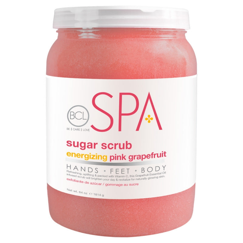BCL SPA Sugar Scrub - 1814g/64oz SPA58002 - Energizing Pink Grapefruit