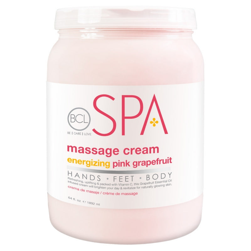 BCL SPA Massage Cream - 1892ml/64oz SPA58006 - Energizing Pink Grapefruit