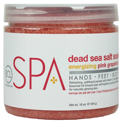 BCL SPA Dead Sea Salt Soak - 454g/16oz SPA58011 - Energizing Pink Grapefruit