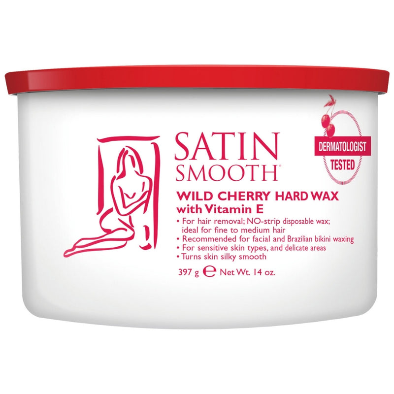 Satin Smooth Hard Wax - 14oz SSW14CHG - Wild Cherry With Vitamin E