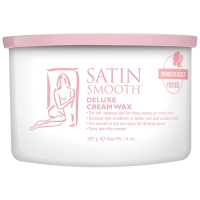 Satin Smooth Soft Cream Waxes - 14oz SSW14CRG - Deluxe Cream