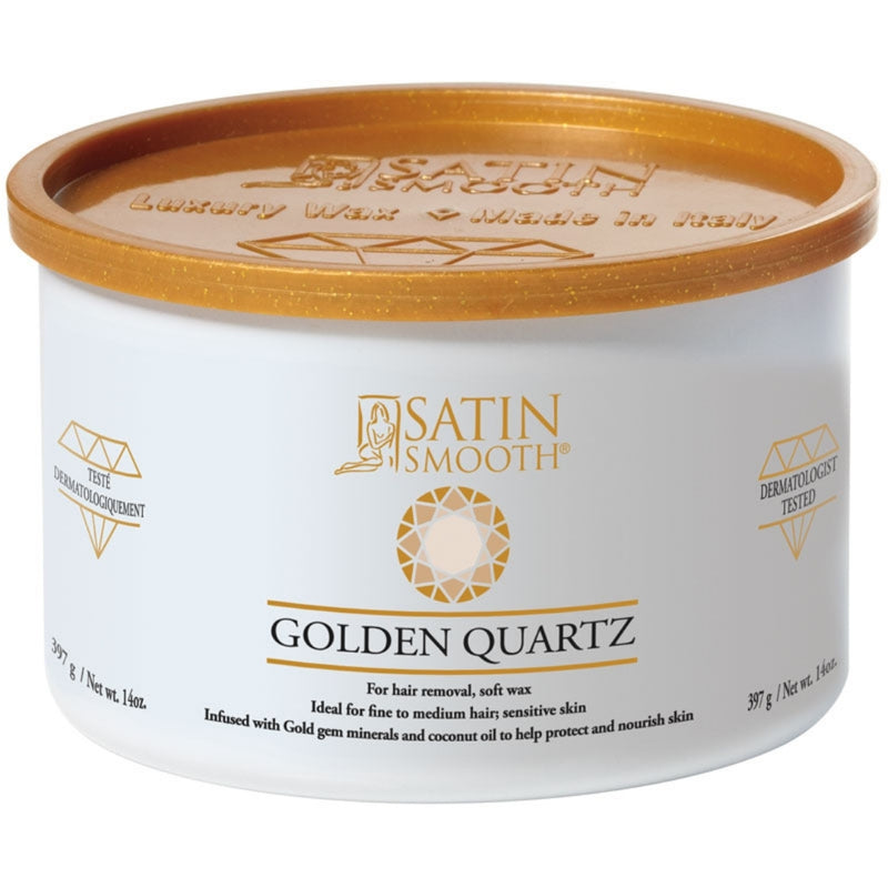 Satin Smooth Soft Cream Waxes - 14oz SSW14GD - Golden Quartz