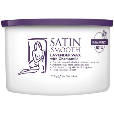 Satin Smooth Soft Cream Waxes - 14oz SSW14LWG - Lavender With Chamomile