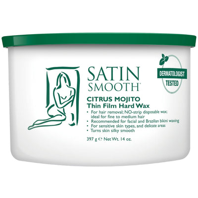 Satin Smooth Thin Film Hard Wax - 14oz SSW14MTG - Citrus Mojito