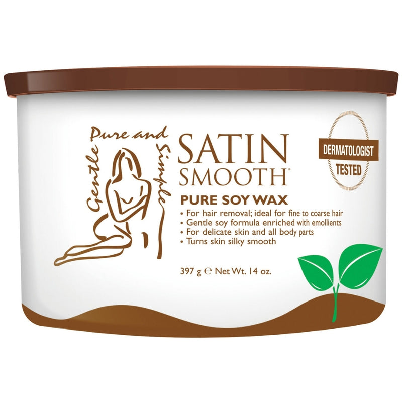 Satin Smooth Soft Cream Waxes - 14oz SSW14SYG - Pure Soy