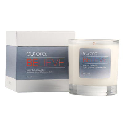 Aromatherapy Essential Oil Candle Believe