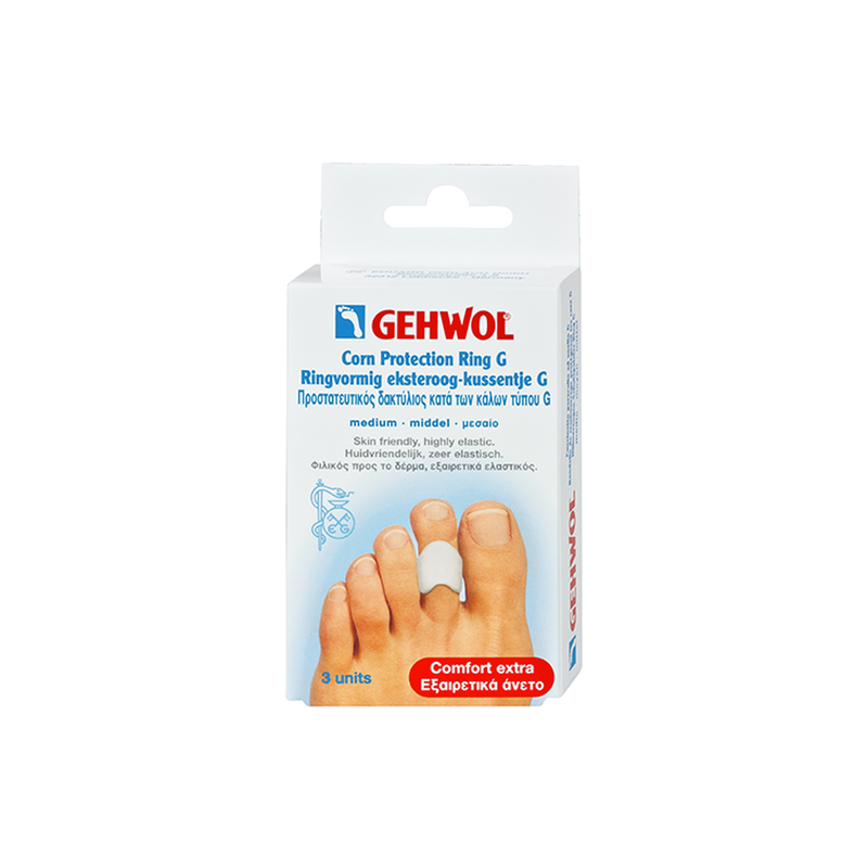 Gehwol Nail Repair Corn Protection Ring Gel (3Pk)