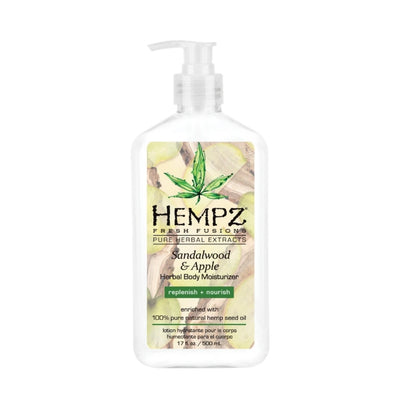 Herbal Body Moisturizer - 500ml/17oz Sandlewood & Apple