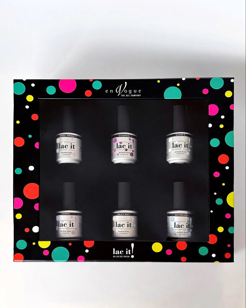 Lac It Gel Polish - Head in the Clouds - 6 pack